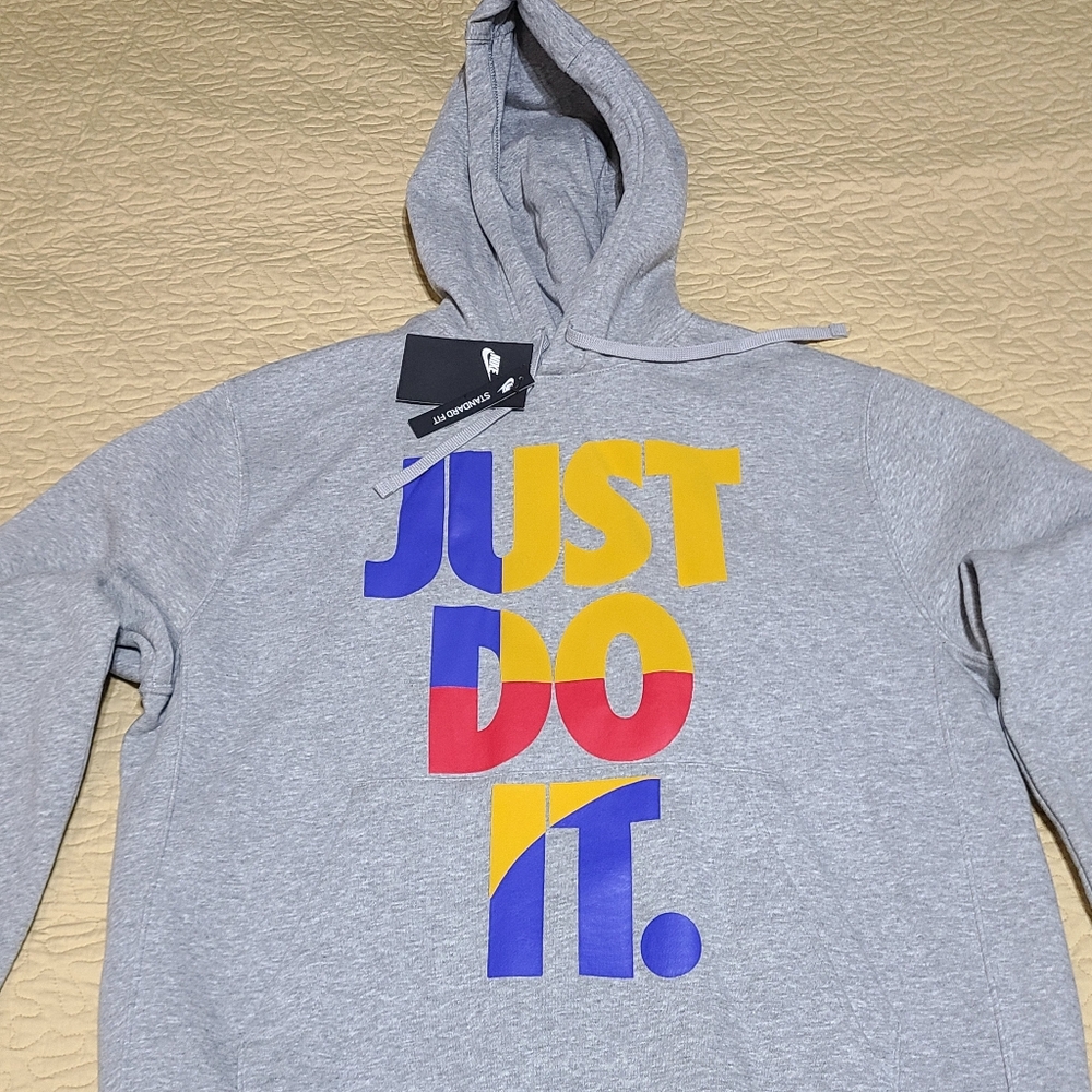 Nike "Just Do It" pullover hoodie size M - Picture 2 of 7